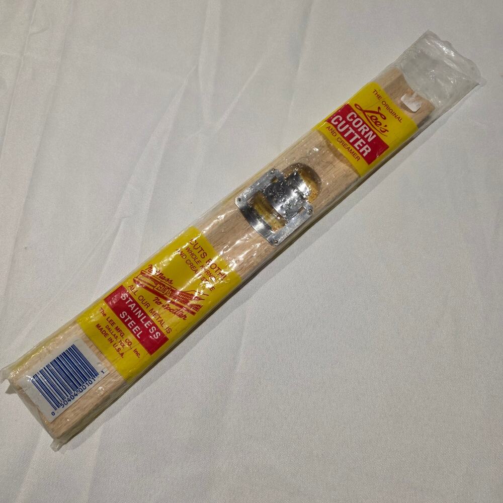 The Original Lee's Corn Cutter And Creamer Stainless Steel Made in USA